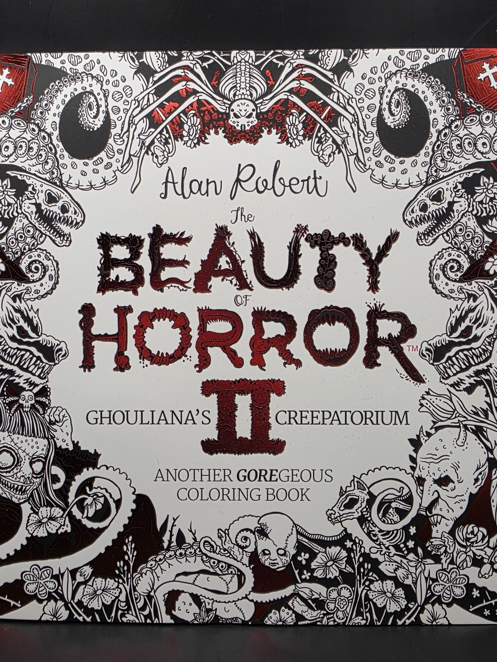 The Beauty of Horror II Coloring Book - Brand New